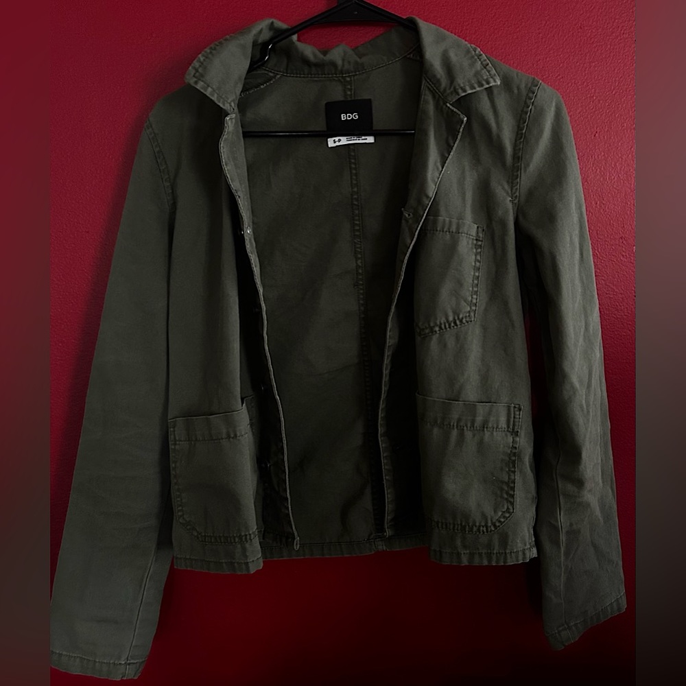 Green BDG Mini Jacket